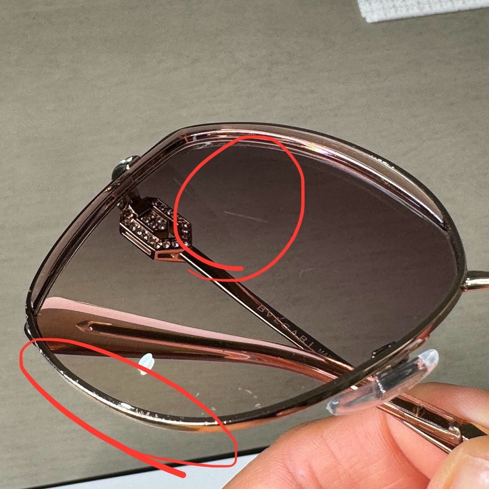 Bvlgary BV6128B Sunglasses by Bvlgary Shape: Square / Oversized, Material: Met - Picture 13 of 15